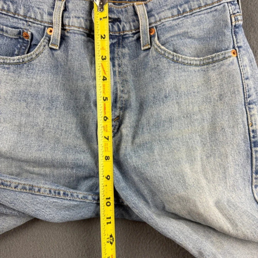 Levis 512 Jeans Men's 29x32 (Fits 30x32) Blue Slim Taper Light Wash Distressed